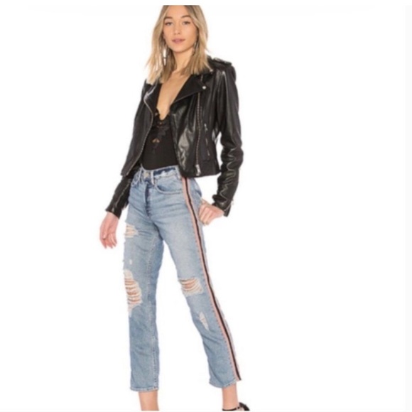 Anthropologie Mcguire Ibiza Distressed High-Rise Skinny Jeans - Picture 2 of 5